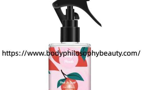 How Bodyphilosophybeauty Peach Hair Mist placement creates light scent flow effects